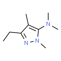 1H-Pyrazol-5-amine,3-ethyl-N,N,1,4-tetramethyl-(9CI) structure