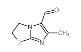 3-methyl-6-thia-1,4-diazabicyclo[3.3.0]octa-2,4-diene-2-carbaldehyde structure