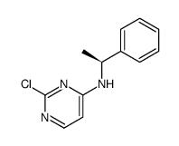 2-chloro-N-[(1S)-1-phenylethyl]pyrimidin-4-amine结构式