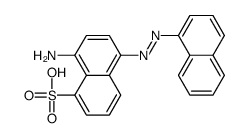 8-amino-5-(naphthylazo)naphthalene-1-sulphonic acid结构式