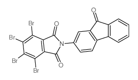 1H-Isoindole-1,3(2H)-dione,4,5,6,7-tetrabromo-2-(9-oxo-9H-fluoren-2-yl)-结构式