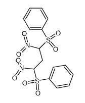 1,3-dinitro-1,3-bis(phenylsulfonyl)propane结构式