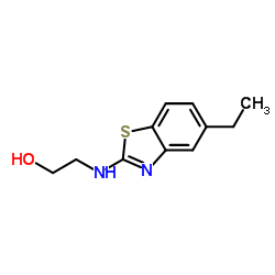 Ethanol, 2-[(5-ethyl-2-benzothiazolyl)amino]- (9CI)结构式