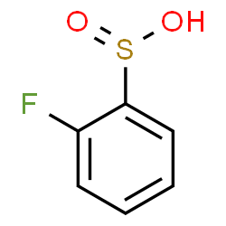 Benzenesulfinic acid, 2-fluoro- (9CI) Structure