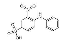 2-nitrodiphenylamine-4-sulfonic acid结构式