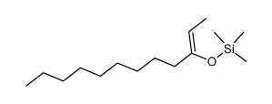 (Z)-3-(trimethylsiloxy)-2-dodecene Structure