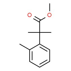 α,α,2-Trimethylbenzeneacetic acid methyl ester Structure