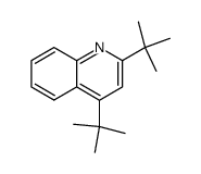 2,4-bis(1,1-dimethylethyl)quinoline Structure