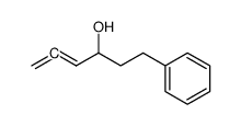 1-phenylhexa-4,5-dien-3-ol结构式