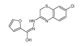 N'-(7-chloro-2H-1,4-benzothiazin-3-yl)furan-2-carbohydrazide Structure