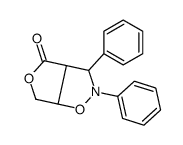 2,3-diphenyl-3,3a,6,6a-tetrahydrofuro[3,4-d][1,2]oxazol-4-one Structure