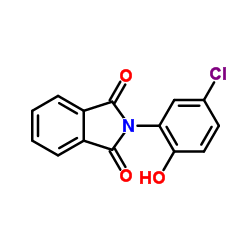 2-(5-chloro-2-hydroxyphenyl)-1H-isoindole-1,3(2H)-dione结构式
