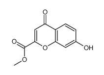 methyl 7-hydroxy-4-oxochromene-2-carboxylate Structure