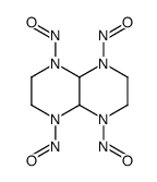 1,4,5,8-tetranitroso-2,3,4a,6,7,8a-hexahydropyrazino[2,3-b]pyrazine结构式