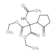 diethyl 2-acetamido-2-(2-oxocyclopentyl)propanedioate picture