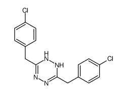 3,6-bis[(4-chlorophenyl)methyl]-1,4-dihydro-1,2,4,5-tetrazine Structure