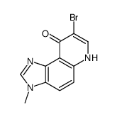 8-bromo-3-methyl-6H-imidazo[4,5-f]quinolin-9-one结构式