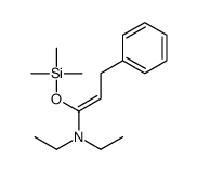 N,N-diethyl-3-phenyl-1-trimethylsilyloxyprop-1-en-1-amine Structure