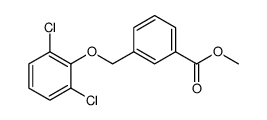 Benzoic acid, 3-[(2,6-dichlorophenoxy)methyl]-, methyl ester Structure