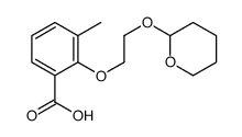 3-methyl-2-[2-(oxan-2-yloxy)ethoxy]benzoic acid Structure