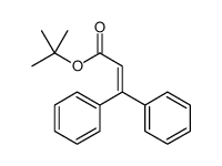 tert-butyl 3,3-diphenylprop-2-enoate结构式