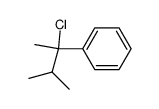 2-chloro-3-methyl-2-phenyl butane Structure