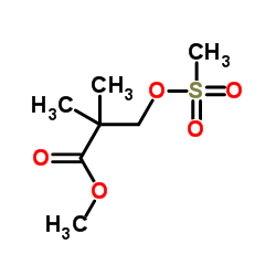 Methyl 2,2-dimethyl-3-[(methylsulfonyl)oxy]propanoate Structure