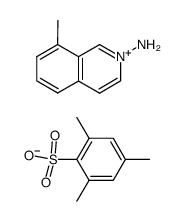 2-amino-8-methylisoquinolin-2-ium 2,4,6-trimethylbenzenesulfonate Structure