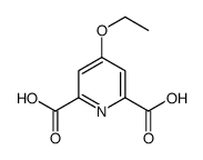 4-Ethoxy-2,6-pyridinedicarboxylic acid Structure