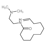 N-(2-dimethylaminoethyl)undec-10-enamide结构式