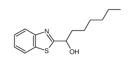 1-benzothiazol-2-yl-heptan-1-ol结构式