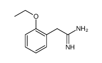 2-(2-ETHOXY-PHENYL)-ACETAMIDINE Structure