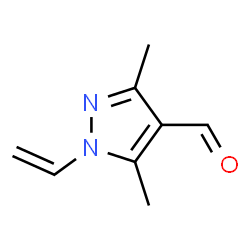 1H-Pyrazole-4-carboxaldehyde,1-ethenyl-3,5-dimethyl- Structure