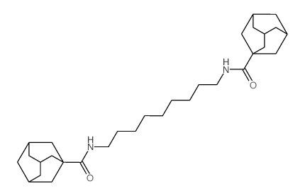 N-[9-(adamantane-1-carbonylamino)nonyl]adamantane-1-carboxamide Structure