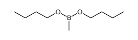 methyldi-n-butoxyborane Structure