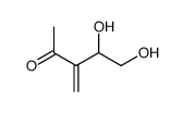 4,5-dihydroxy-3-methylenepentan-2-one结构式