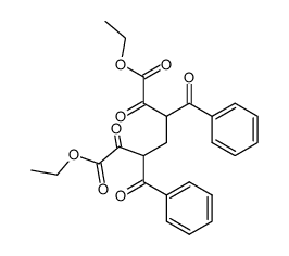 3,5-dibenzoyl-2,6-dioxo-heptanedioic acid diethyl ester Structure