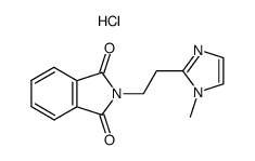 1-Methyl-2-(2-phthalimidoethyl)-imidazol-hydrochlorid结构式