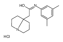 N-(3,5-dimethylphenyl)-2-(1,2,3,5,6,7-hexahydropyrrolizin-8-yl)acetamide,hydrochloride结构式
