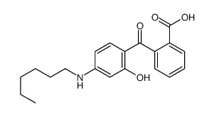 2-[4-(hexylamino)-2-hydroxybenzoyl]benzoic acid结构式