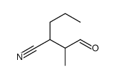 2-(1-oxopropan-2-yl)pentanenitrile结构式