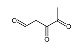 Pentanal, 3,4-dioxo- (9CI) Structure
