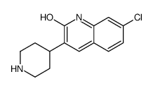 7-CHLORO-3-PIPERIDIN-4-YLQUINOLIN-2(1H)-ONE structure