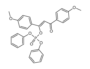 <3-Oxo-1,3-bisprop-1-enyl>diphenyl-phosphat Structure