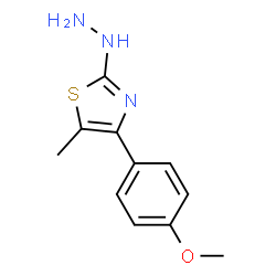4-(4-METHOXYPHENYL)-5-METHYL-2(3H)-THIAZOLONE HYDRAZONE Structure