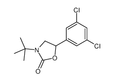 3-tert-butyl-5-(3,5-dichlorophenyl)-1,3-oxazolidin-2-one Structure