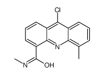 9-chloro-N,5-dimethylacridine-4-carboxamide结构式