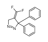 4-(difluoromethylidene)-5,5-diphenyl-3H-pyrazole结构式