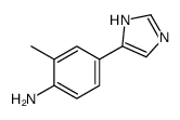 4-(1H-imidazol-5-yl)-2-methylaniline结构式