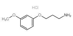 3-(3-甲氧基苯氧基)丙-1-胺盐酸盐结构式